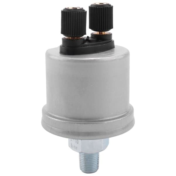 Universal Vdo tryksensor 0 til 10 bar 1/8 Npt generatordel 10mm skruehætte alarmsensor tryksensor