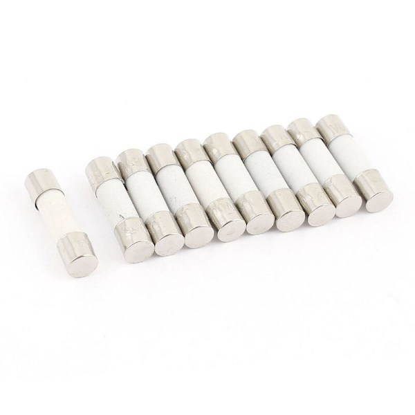 10 stk. 250V 5A T5A forsinket blæsning keramiske sikringer rør 5x20mm