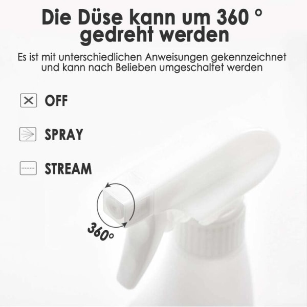 1 st sprayflaska med justerbart munstycke tom vattenkanna hårverktyg vattenkannor blomspruta flerfunktionell sprayflaska för hushåll och trädgård-