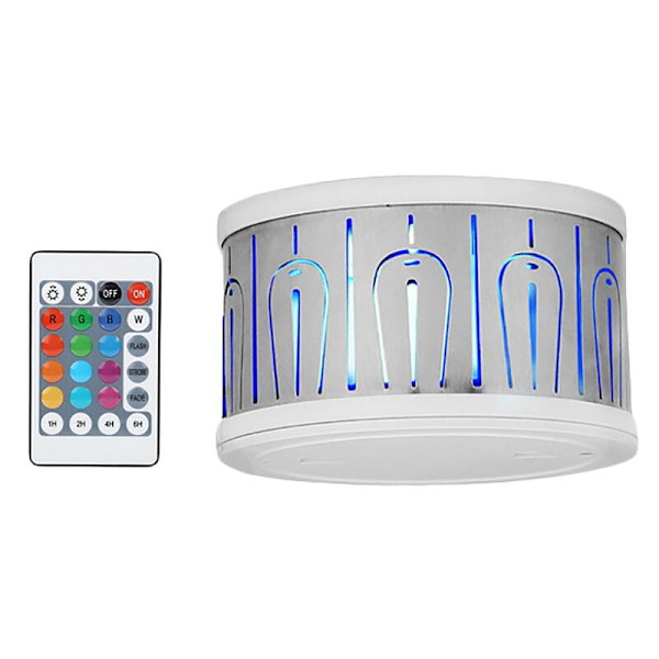 LED-sengelampe med spotlight og sengelampe med trykfjernbetjening Fjernbetjening Nattelys 4 lysstyrkejustering
