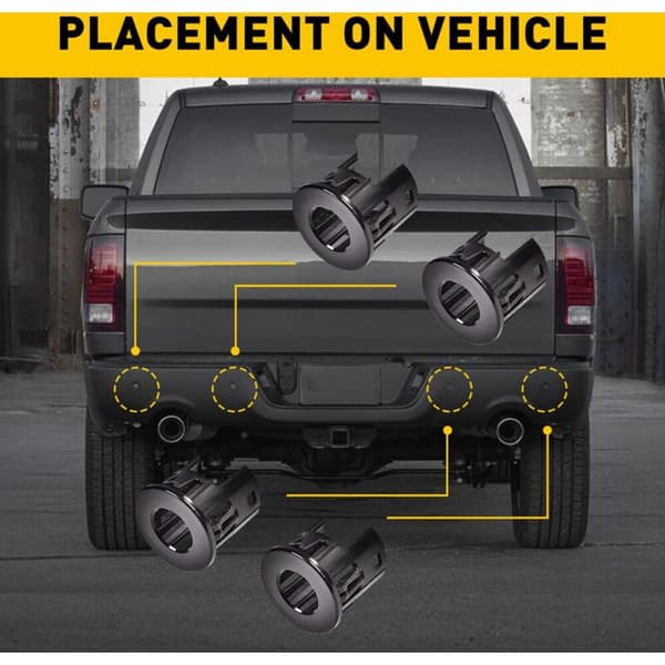 4 st 5LS52TZZAA Parkeringssensorfäste för Ram 1500 2500 3500 2014-2018