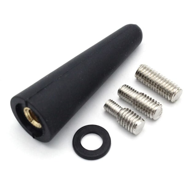 5 cm kort bilantenn stång takradio M5 M6 gängadapter stereo AM FM KFZ