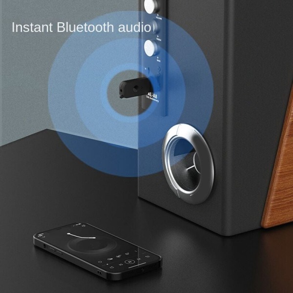 USB Bluetooth-mottagare Bluetooth-sändare 5.3 Ljudmottagaradapter för dator TV Ljudbilsadapter