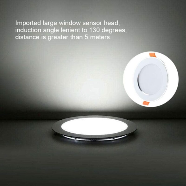 Bevegelsessensor Taklampe LED Nedfelt Lampe, Perfekt 9W Hjembelysning