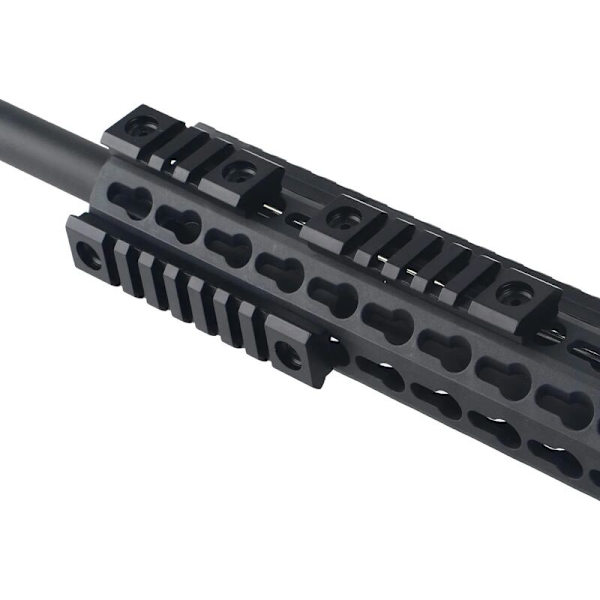 Taktisk til bærbar Keymod skinnesystem Airsoft skinne aluminium 3stk 3/5/7 slots skinnebase kikkertmontering Picatinny skinne