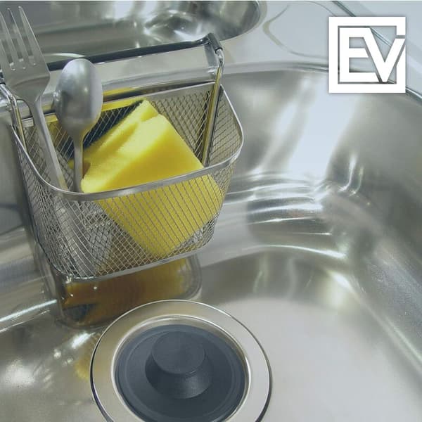 Køkkenvaskprop - Sort plastikvaskprop - Afløbsstop - Udskiftning affaldshåndteringsprop vaskdræn