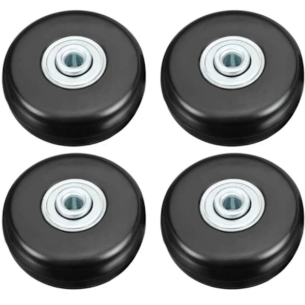 Resväska Hjul, Bagage Resväska Reparation Hjul Tungt 50mm Tyst Gummi Universal Swivel Hjul Ersättning Transport Ersätter Hjul 4st för Su