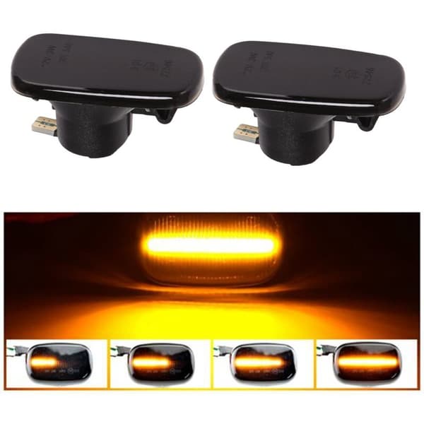 Dynamisk LED-sidemarkeringslys til bil, blinklys til IS200 300 LS430 Prius 1999-2005, klar