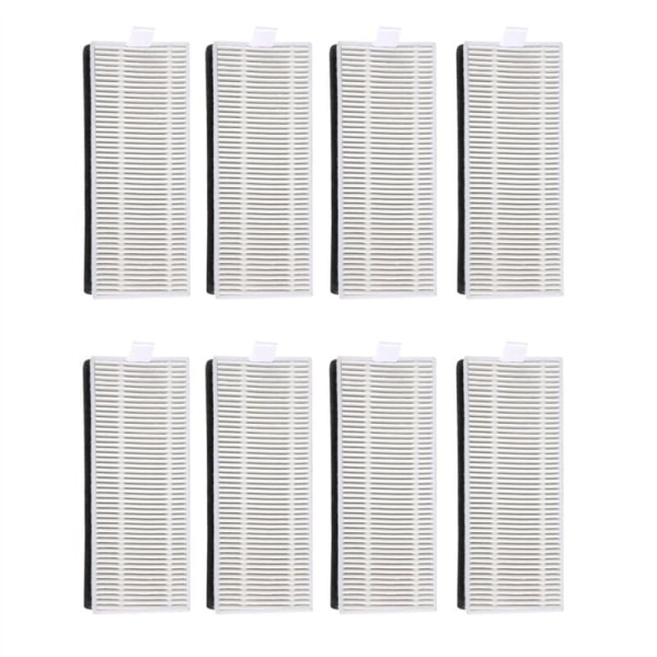 8 stk. HEPA-filter reservedele til Deebot OZMO U2/U2 Pro robotstøvsuger reservedele