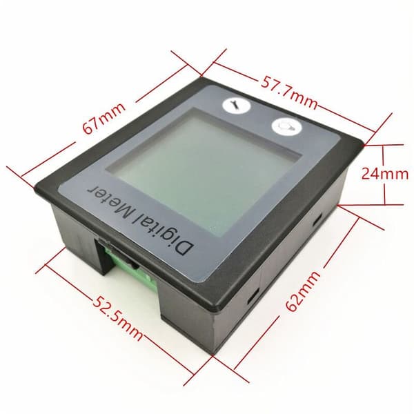 AC 80V-260V Digital Energimåler Spændingstester Amperemeter Voltmeter Transformer