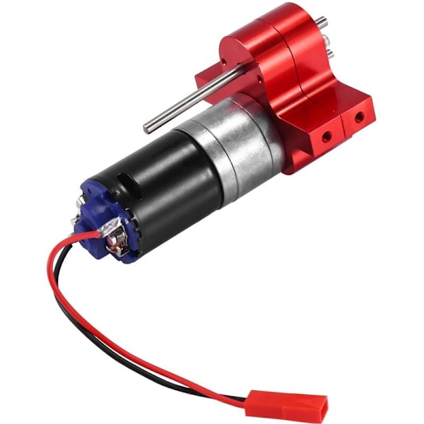 370 Metal Motor Gearbox Gear Box for C14 C24 B24 B36 MN D90 D99 MN99S RC Car Upgrade Parts, Red