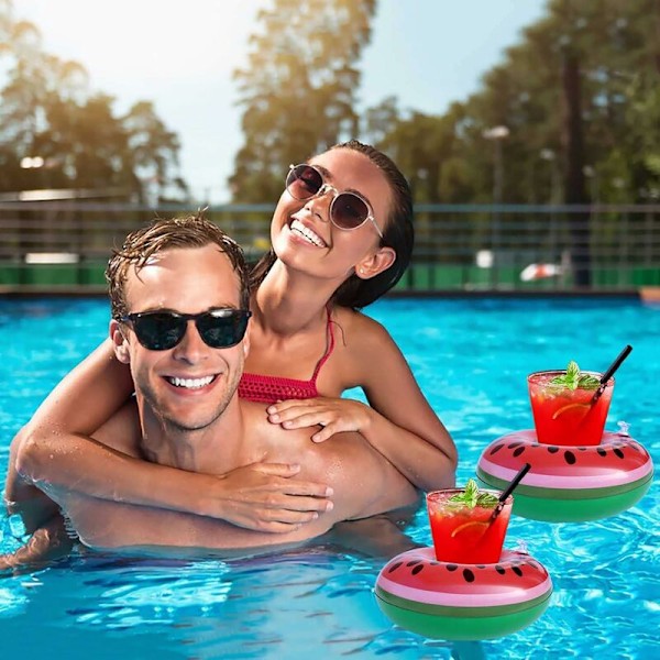 Oppustelig Kopholder til Sommer Pool Fødselsdagsfest (2 stk)