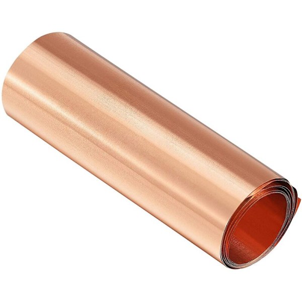 Kuparilevyrulla, Metallilevy 1000mm X 100mm X 0.03mm