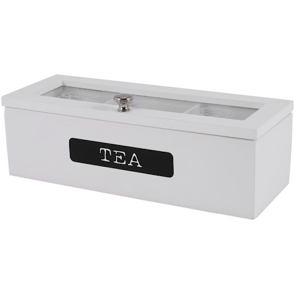 3 fack system te påse förvaringslåda arrangör te låda arrangör trä socker paket behållare