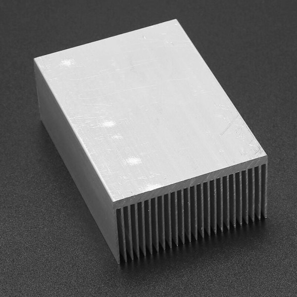 Stor Aluminium Køleplade Radiator Kølefinne til IC LED Effektforstærker