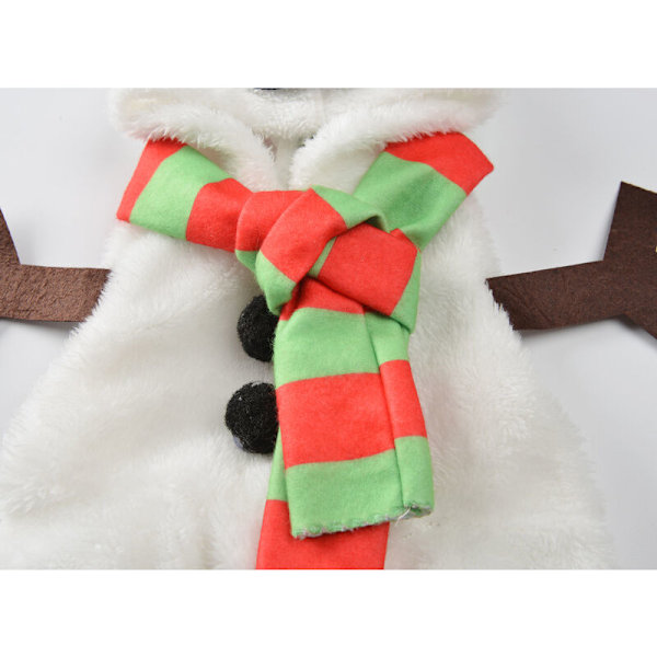 Jultomtens snögubbe-dräkt, snögubbe-dräkt för hund, katt, husdjur, jul-cosplay-dräkt för husdjur
