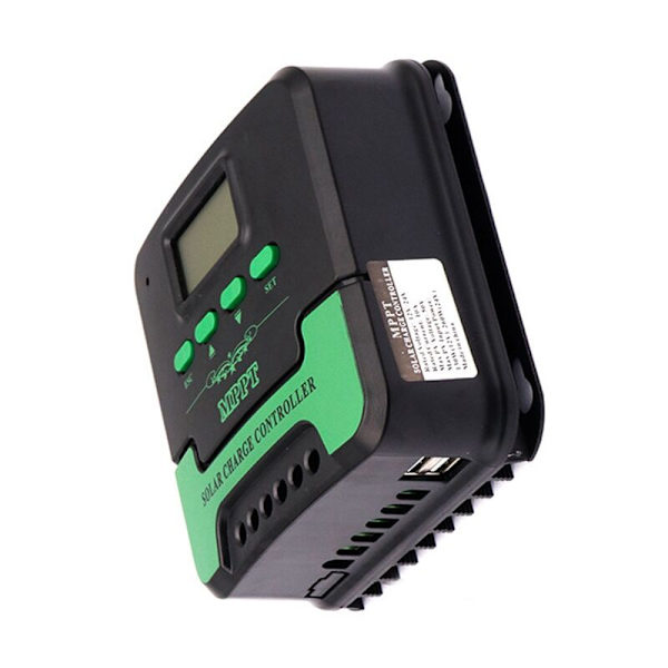 Aurinko 20A 12V/24V MPPT aurinkolaturin ohjain LCD-näyttö Automaattinen lyijyakkujen lataus Aurinkopaneelin säädin