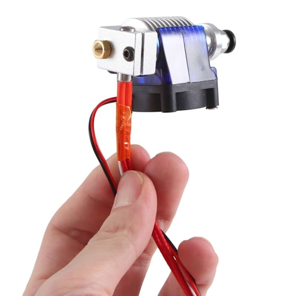 V6 Version 3D-skrivar Extruderhuvud Printmunstycke Kit för 24V 40W Fjärrkontroll 1.75/0.4mm Tillbehör