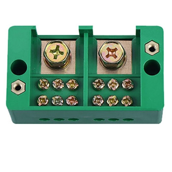 Enfas 2 inn 6 ut terminalboks 220 V (6 uttak)