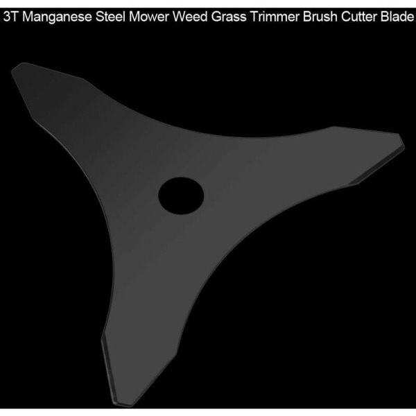 3-hampainen ulompi trimmeripää Mangaaniteräsharja Ruohonleikkurin lisävarusteet 25,4 mm halkaisijaltaan harjaleikkuriin