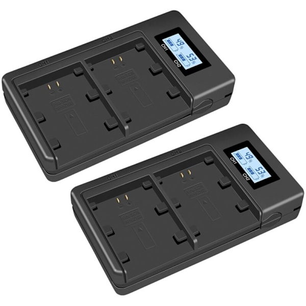 2X Np-Fz 100 Npfz Fz Batteriladdare för Alpha A9, A7R Iii, Mark 3, A7 3