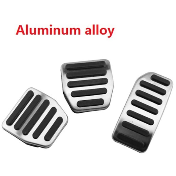 Bil Aluminium Fotstöd Accelerator Gasbromspedal Halkskydd för S60 S80L XC60 S60L Tillbehör