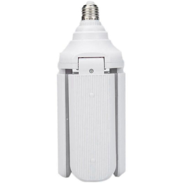 Foldbar Fanblad 4 stk E27 LED Pærelys Hvid 6500K Lampe 60W til Indendørs Loftlys 96-265V SMD2835 E26
