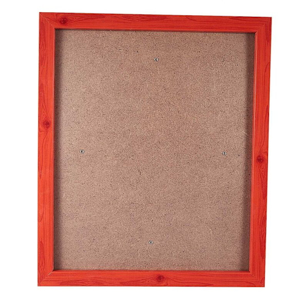 Kreativ træ sving skrivebords fotoramme 24 x 30 cm rød