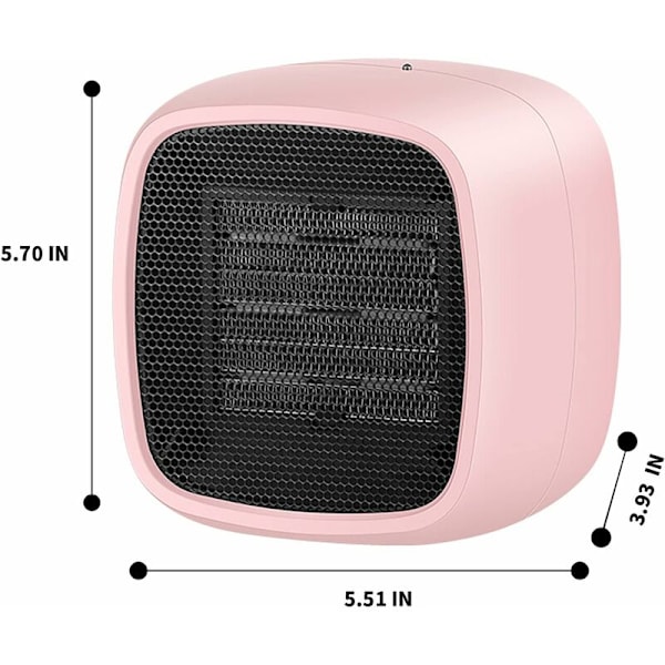 Energiansäästävä Tuuletinlämmitin - Hiljainen Kannettava - 1000 W - 2 Tehoasetusta - Hiljainen Lämmitin - Kannettava - Välitön Lämmitys