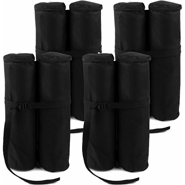 Viktpåsar för paviljong och paviljong 100% Polyester 4 x 2 Påsar att fylla 60 kg Max Trädgårdsfesttält