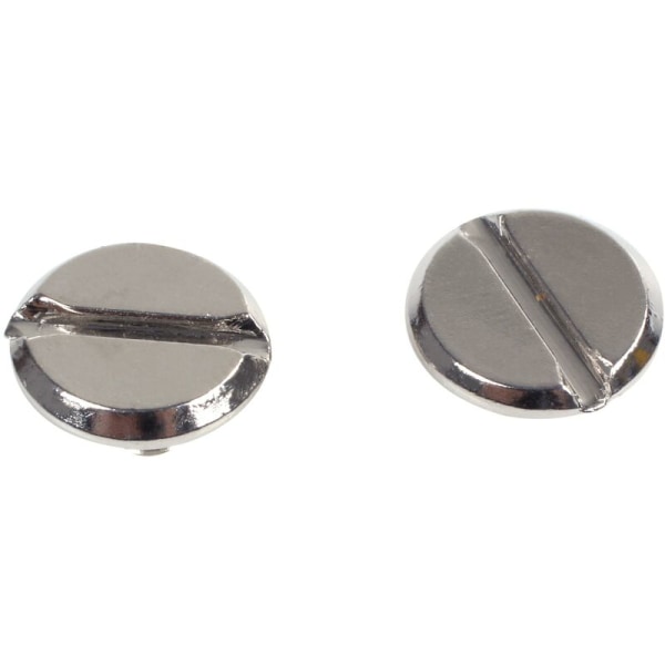 10 set läderbälteskruvbinder silver 5 x 6 mm