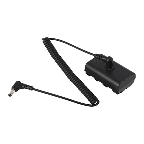 NP-F Dummy Batteri DC-kobling med uttrekkbar kabel for NP-F970 NP-F960 NP-F770 F750 F550