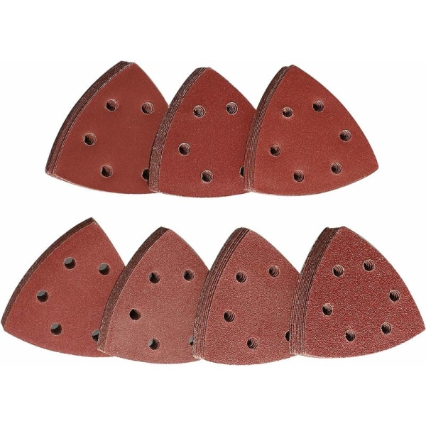 15 st självslipande triangelsandpapper 6 hål 60 grit triangelsandpapper set triangelsandpapper triangelsandpapper