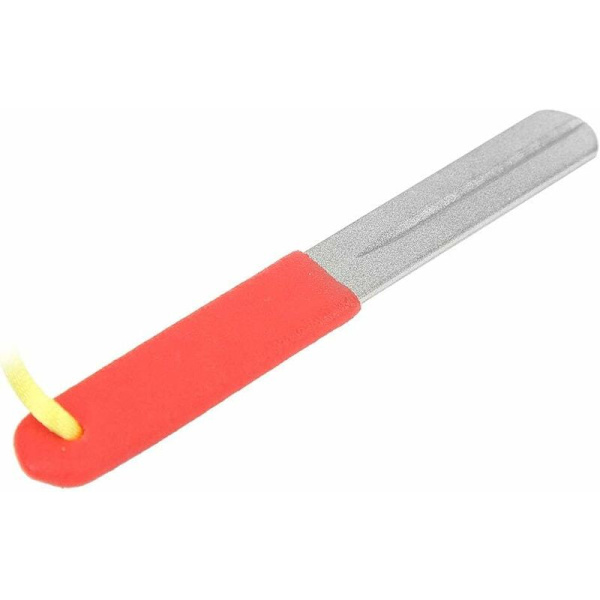 Fisk krokvässare, fisk krok slipsten, dubbelsidig, 400/800 grit diamant, fisk krok slipfil för utomhusfiske -