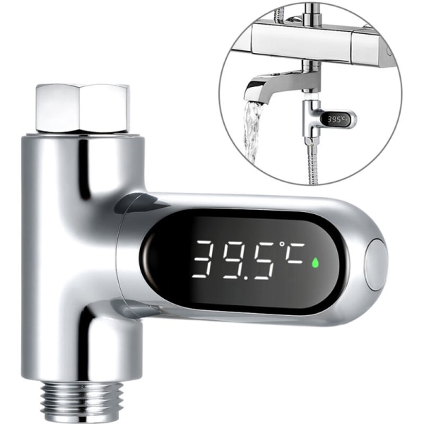 Vetande varmvattentermometer v2 baby baby shower bath digital display dusch led elektronisk termometer