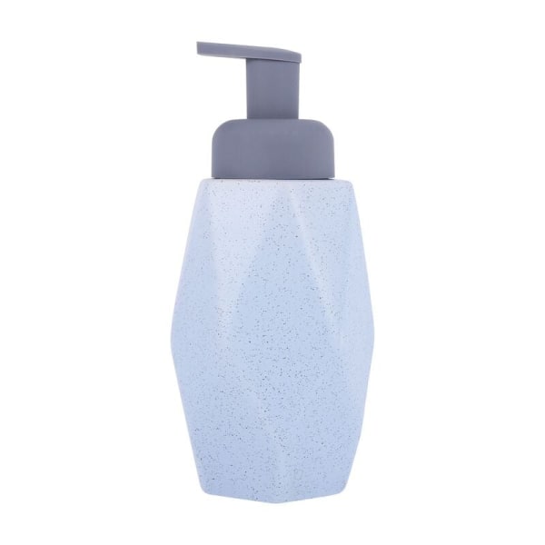 Bathroom Dispenser, 440Ml Ceramic Shower Gel Bottle Handmade Bottle Nordic Foam Milk Bottle Hydraulic Bottle Blue