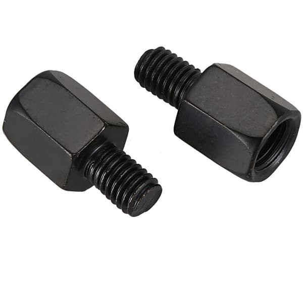 2 stk speiladaptere konverterer urmakeri 8mm til 10mm svart