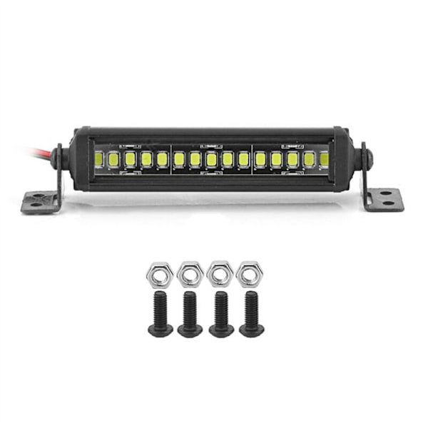 RC-auton kattolamppu 24 36 LED-valopalkki 1/10 RC-kolarille Axial SCX10 90046/47 SCX24 Wrangler D90 TRX4 -kori, D