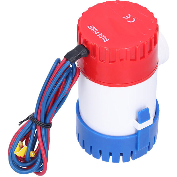 DC-länspump Halvautomatisk Elektrisk Brytare Liten Neddykbar Pump för Dränering Levererar 12V/24V 350/500/750/1100GPH (12V 1100GPH)