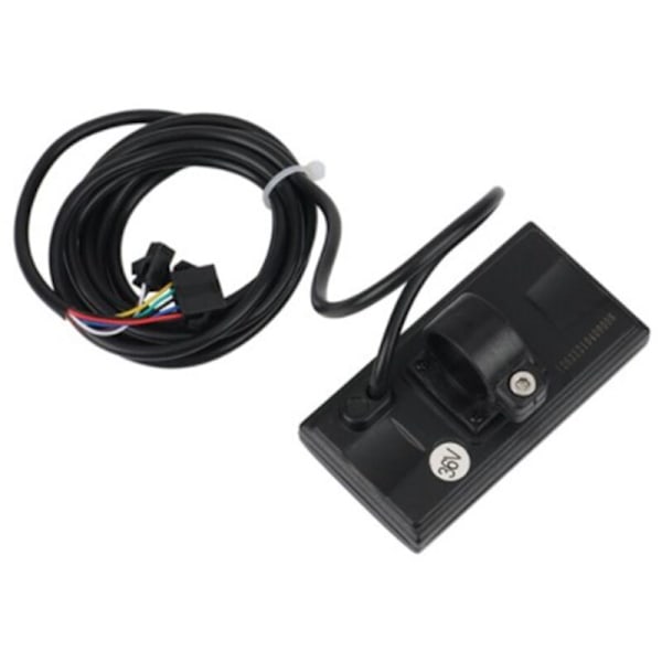 Ebike LCD-display S861 med kontakt för elektrisk BLDC-styrenhet Kontrollpanel Svart 24V-36V