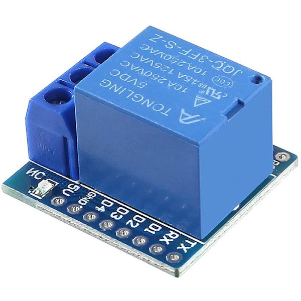 8 st 5V enkelkanals relämodul reläomkopplare 5V minireläsköld för WeMos även för WeMos D1