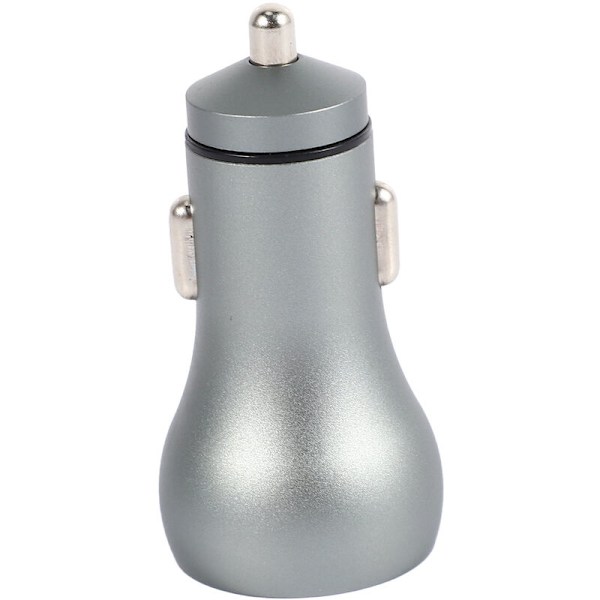 5V 4.8A Billader med LED-skjerm Universell Dual USB Aluminium Telefon Billader for Xiaomi Samsung S8 Iphone X 8 Plus Tablet