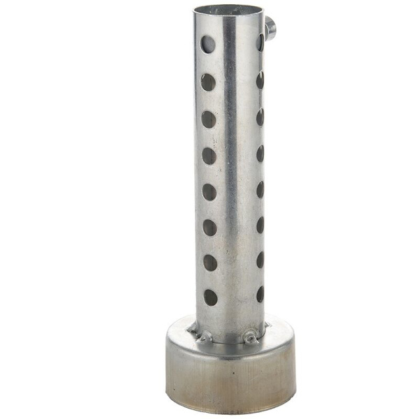 Sølvboks eksosdemperinnlegg lyddemper baffel Db 48mm X 140mm