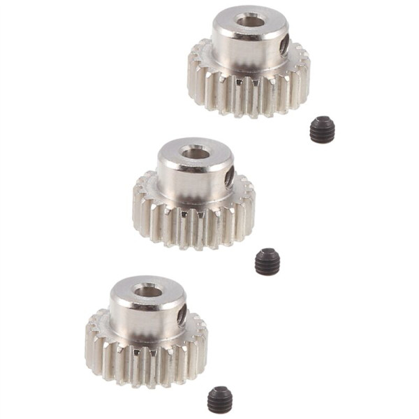 3 st 3,175 mm metall axel kugghjulsmotor 32DP 48DP 64DP M0,6 M0,8 för 1/10 1/8 RC bil 3650 3660,22t