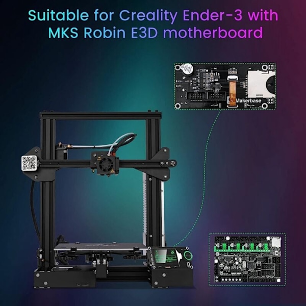 För MKS MINI12864 V3 Insätt SD-kort LCD Intelligent Display Screen 3D-skrivardelar MKS SKR VORON Mini 12864