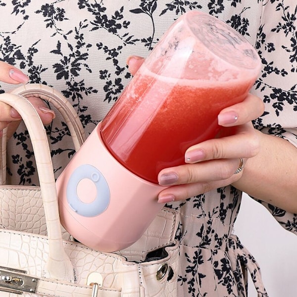 500ML bærbar blender 6 kutter mini juicer USB elektrisk blender frugt juicer til frugt og grøntsager juicer maskine-C