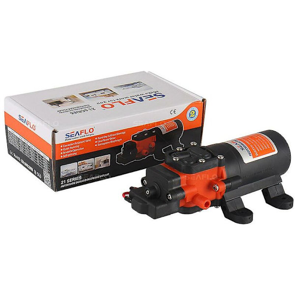 Seaflo 40psi 12v 24v veneveden pumppu kalvo-pumppu veneen tarvikkeet suihkut wc:t vedensiirtopumppu asuntoautoille asuntovaunuille 12v