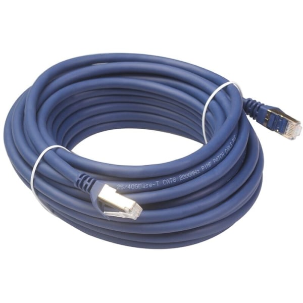 Cat8 Ethernet-kabel RJ45-nettverkskabel SFTP LAN RJ45-nettverkskabel for Playstation PS 4 bærbar ruter Cat 8 Ethernet-kabel 10 meter