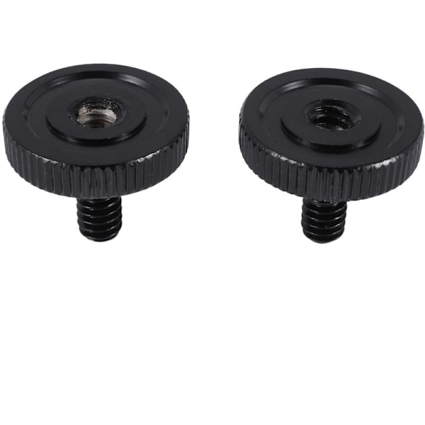 1/4\" Frigivelseskamera Tommelskrue Tommelskrue L-Beslag Nedre Tommelskrue Adapter 1/4\"-20 Gevind (2-pak)