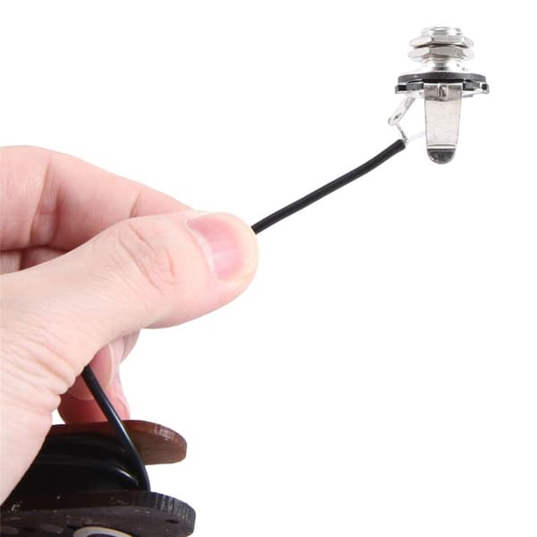 Trä Hål Dia 6.35mm, 3-Strängad Gitarr Pickup, Elektrisk Gitarr Ersättningsdelar